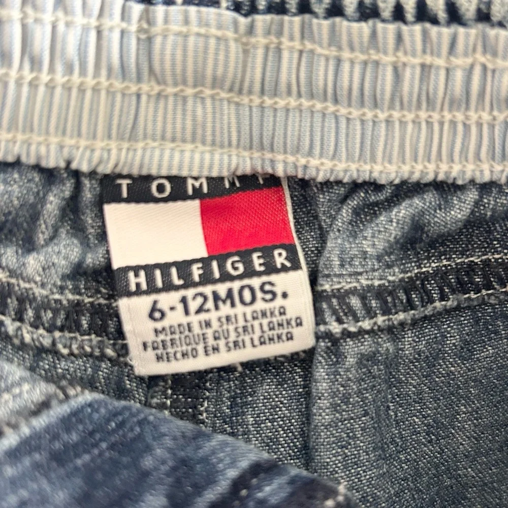 Vintage Tommy Hilfiger Baby 6-12 months Blue Denim Shorts